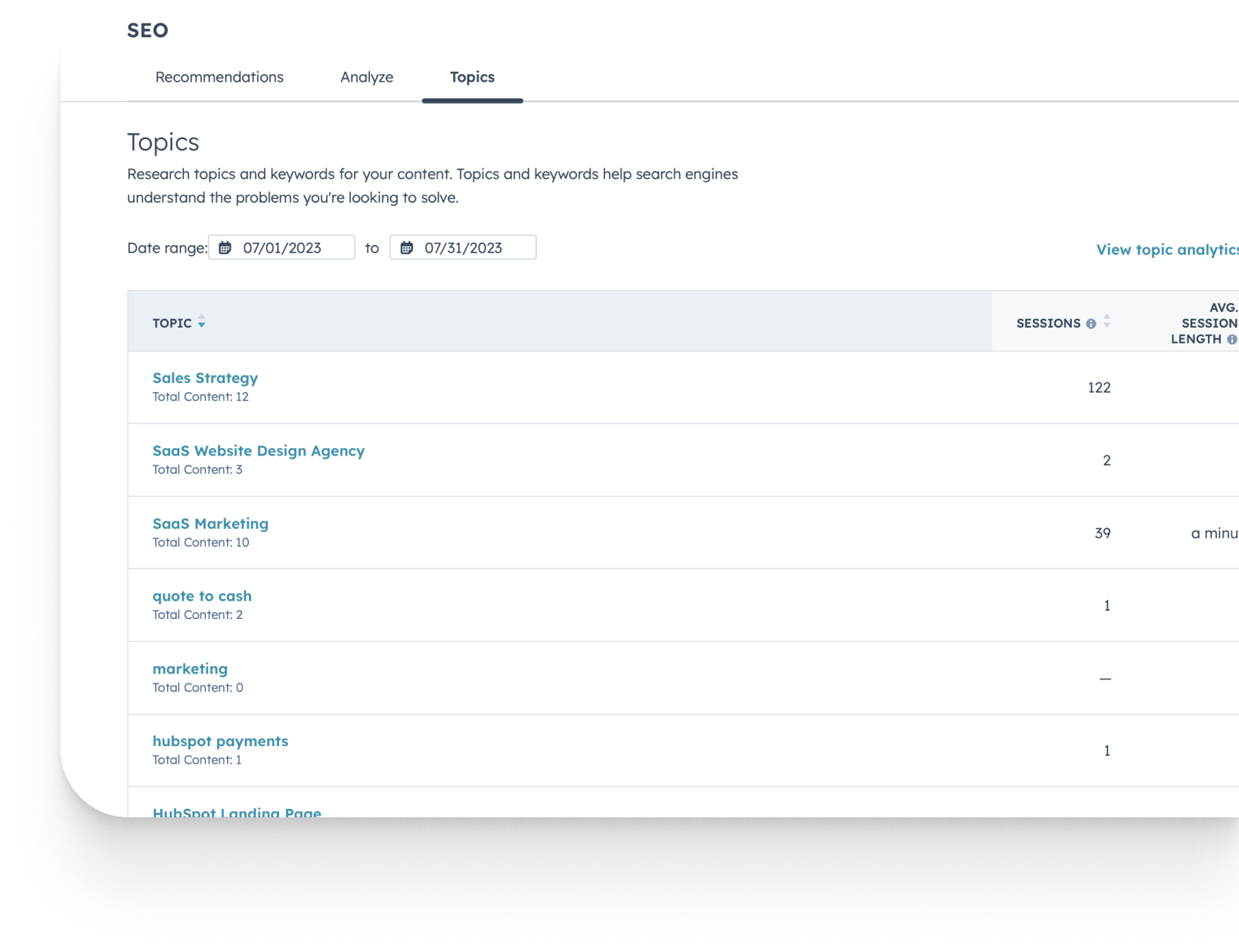 Hubspot SEO screenshot-1